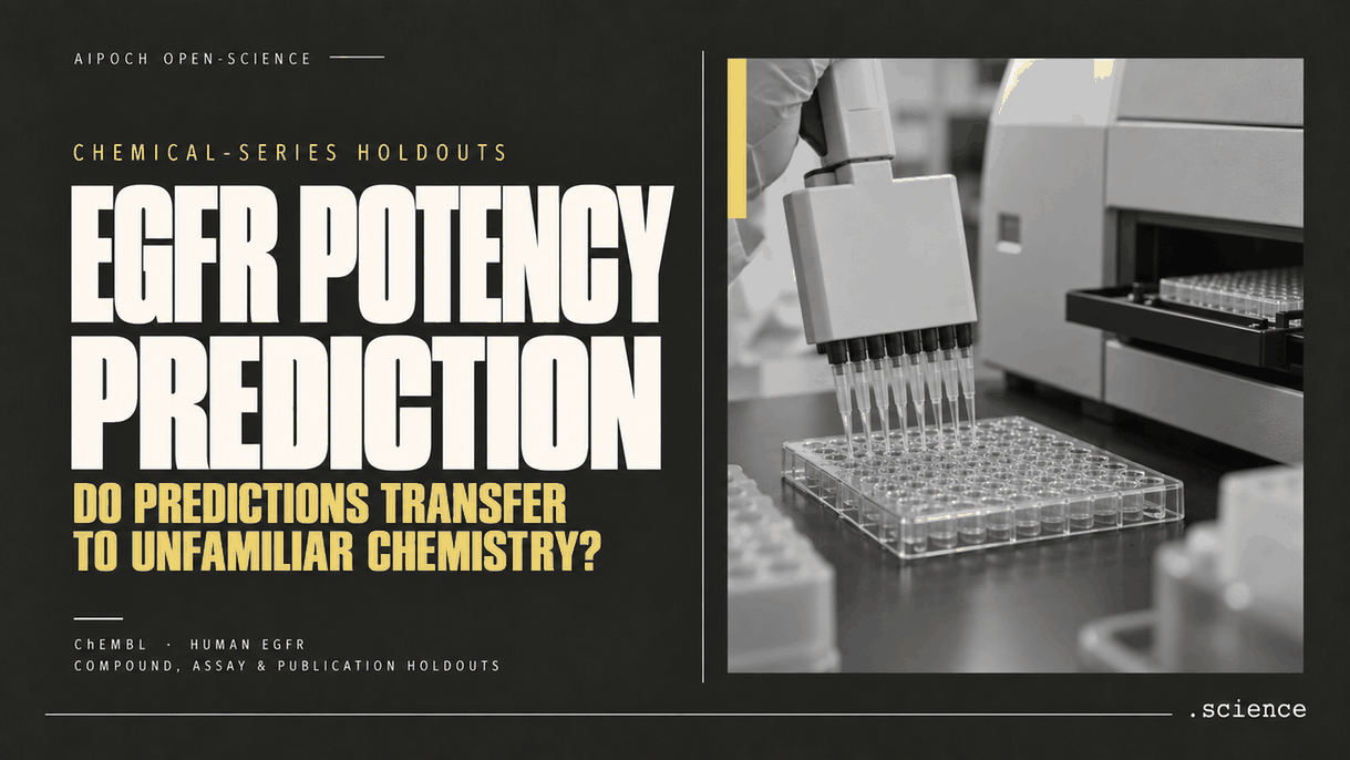 EGFR potency prediction - an inspectable pilot