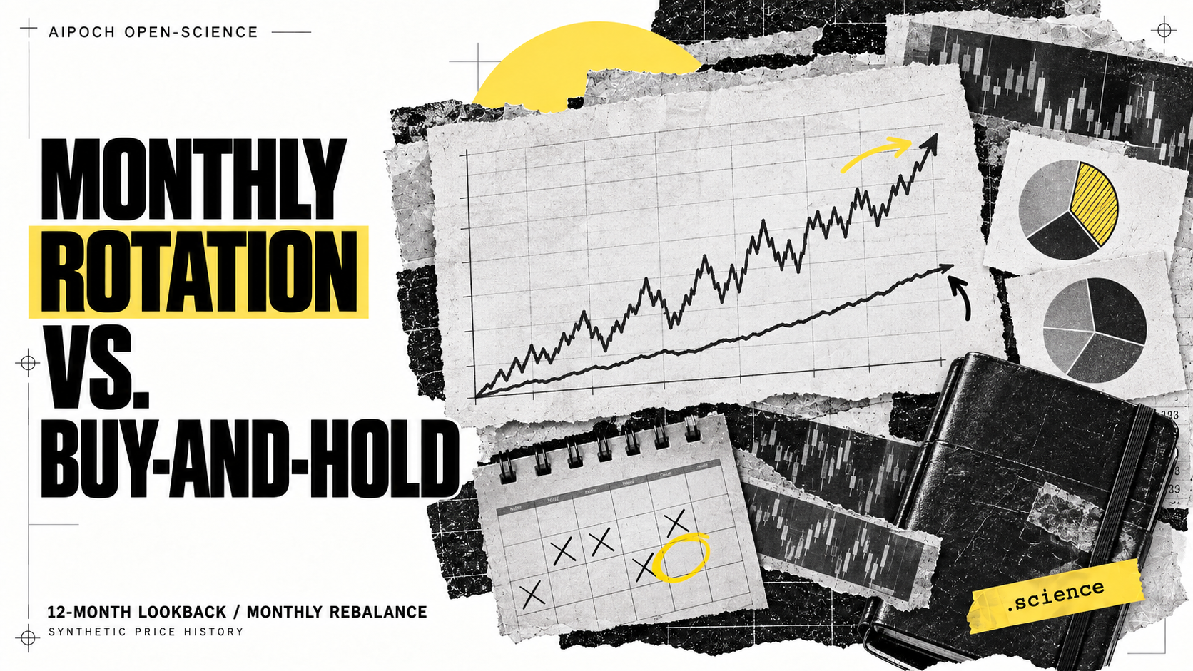Monthly rotation of best-performing assets vs. buy-and-hold