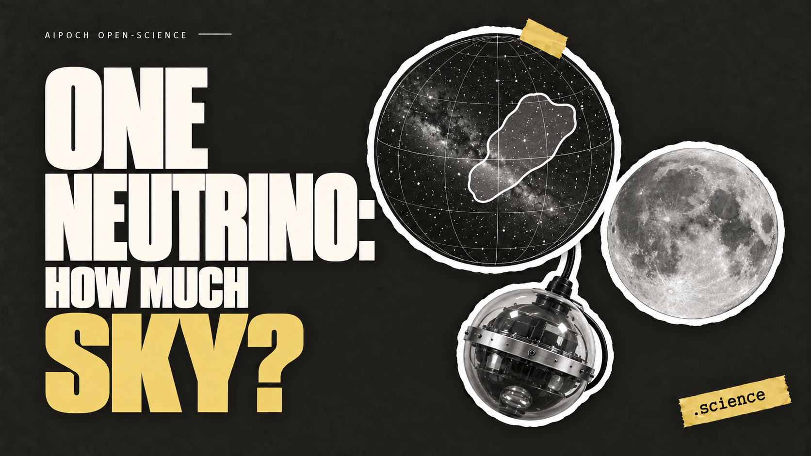 One Neutrino - How Much Sky