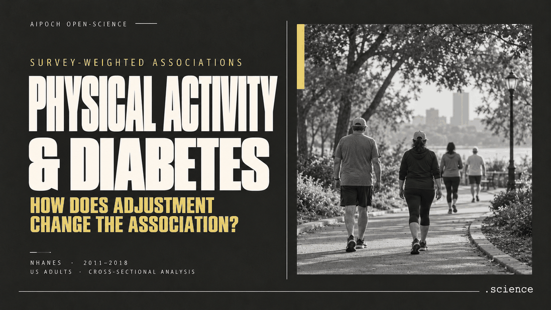 Physical activity and diabetes among US adults (NHANES 2011–2018)