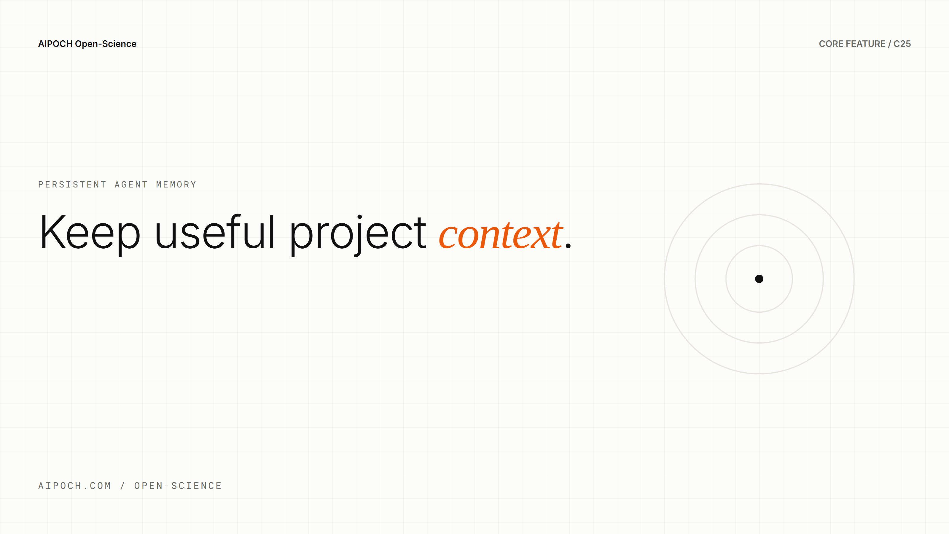 AIPOCH Open-Science guide to persistent project memory
