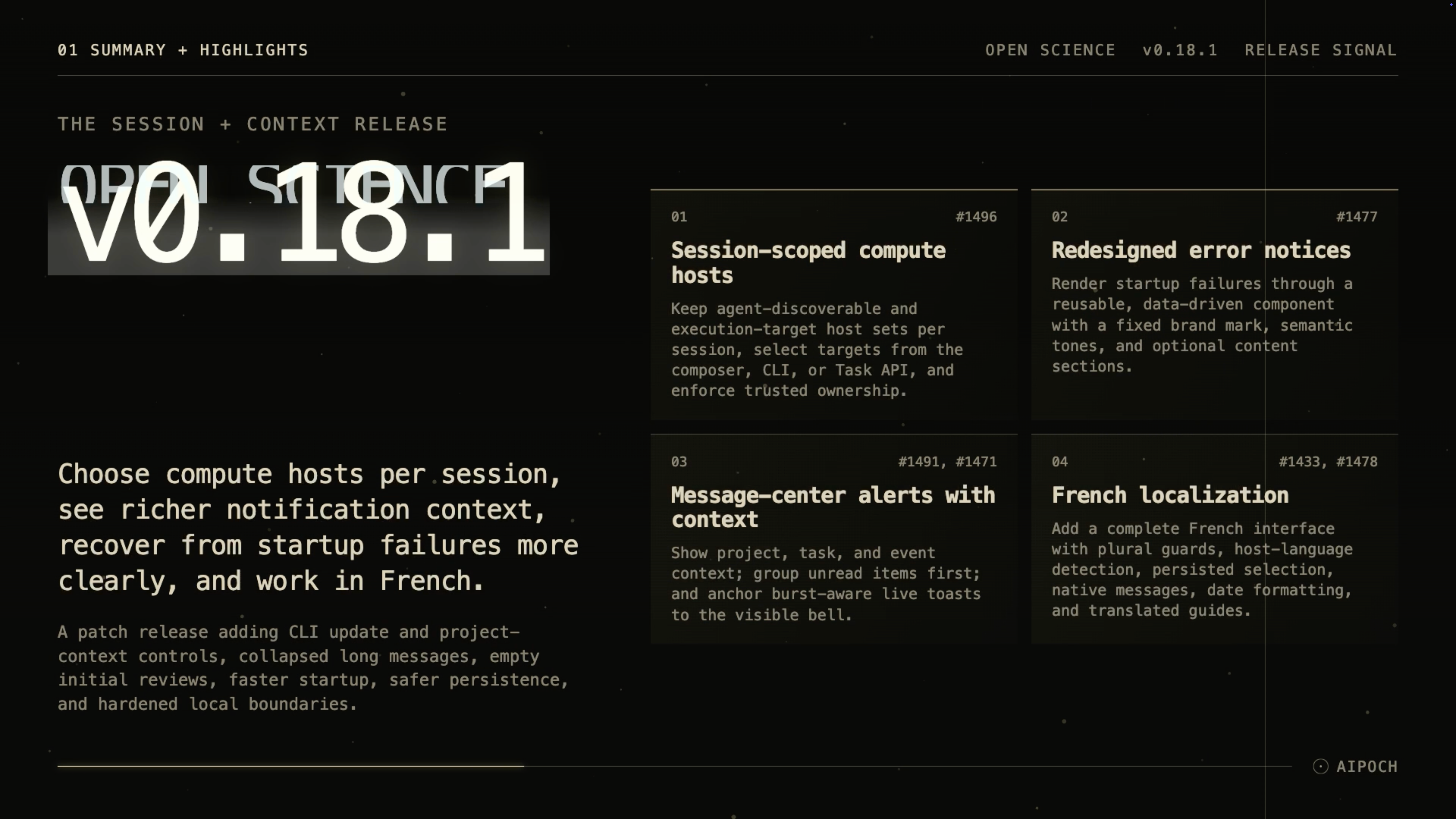 Watch: Open Science v0.18.1