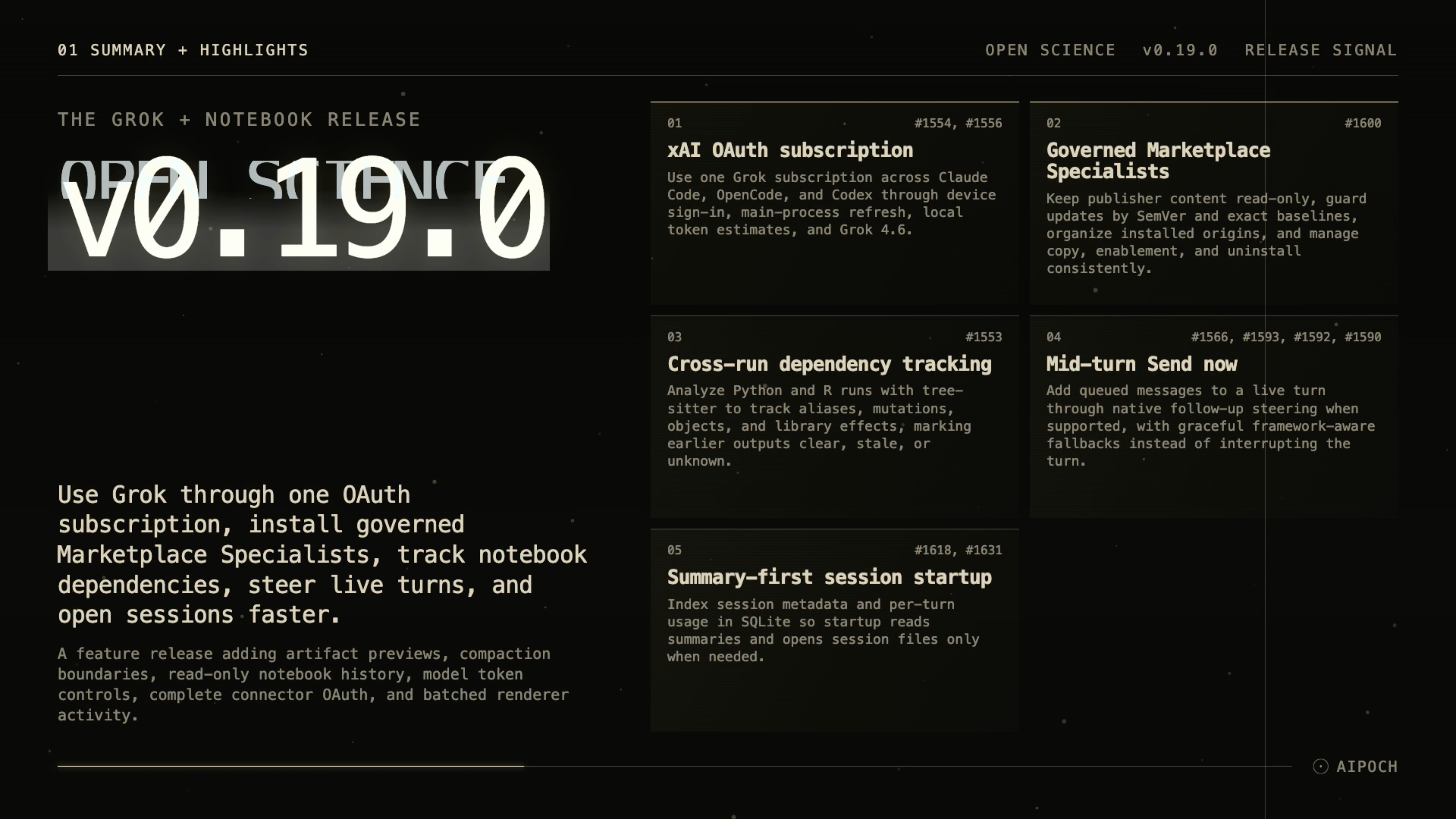 Watch: Open Science v0.19.0
